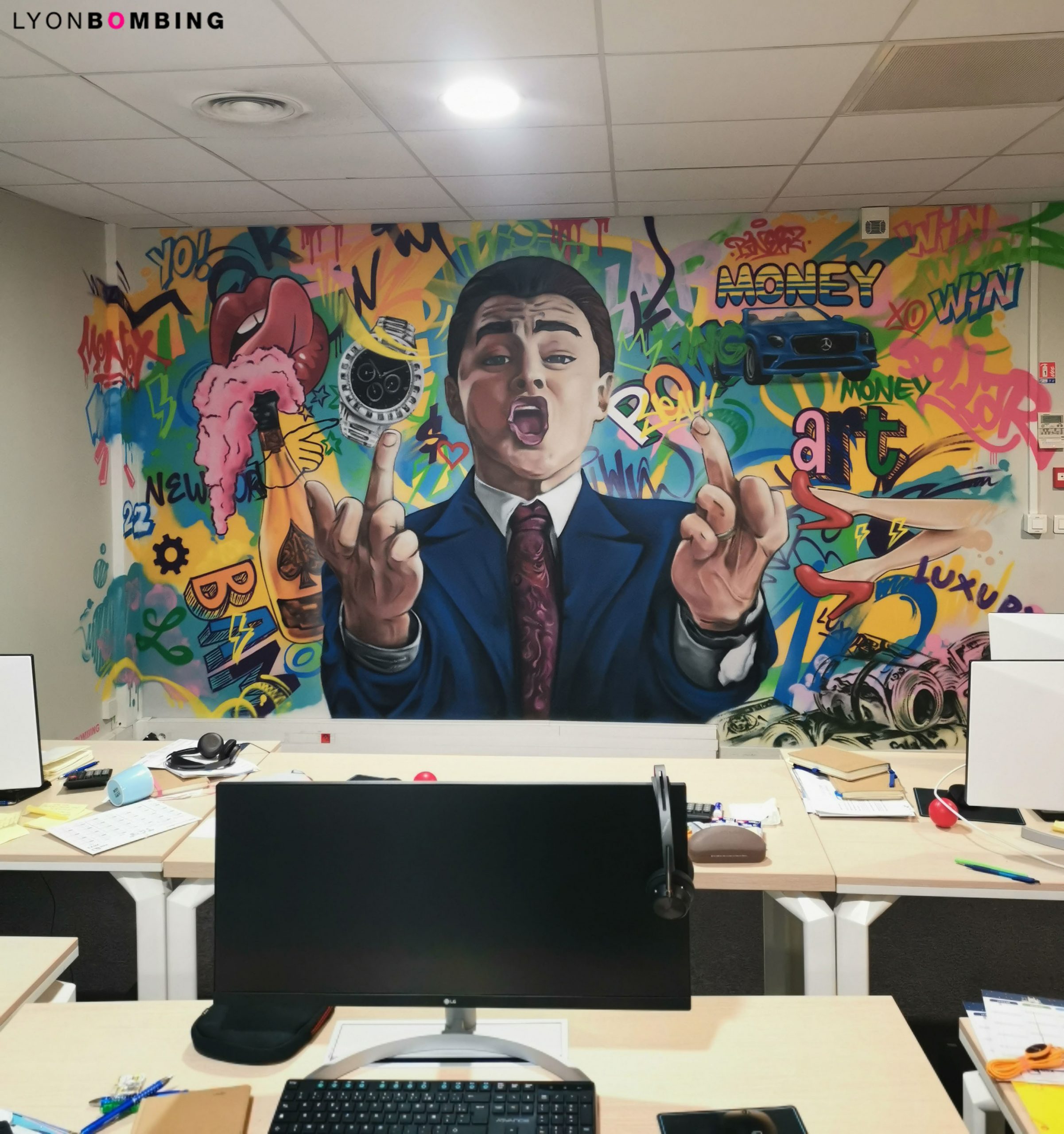Urban Graffiti pour Open Space - LB Studio