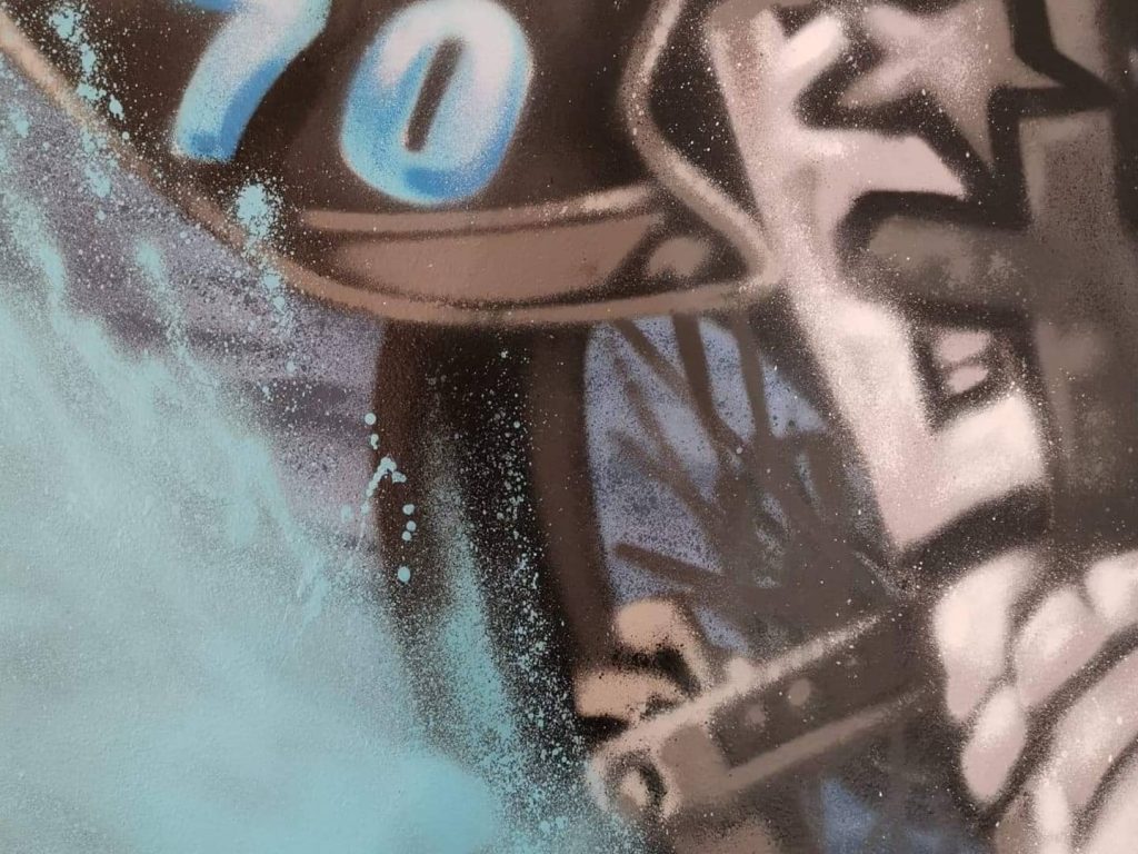 Détails chambre moto-cross - LB Studio