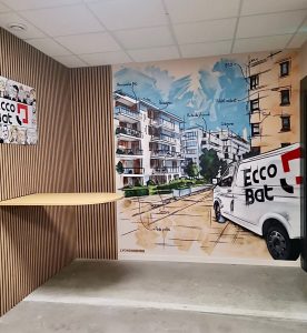Fresque pour Salle de pause - Graffeurs - LB Studio